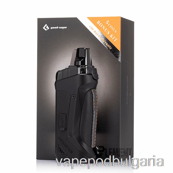 Vape Bulgaria Geek Vape Aegis Boost 40w Pod Mod Kit Le Bonus Kit - Space Black